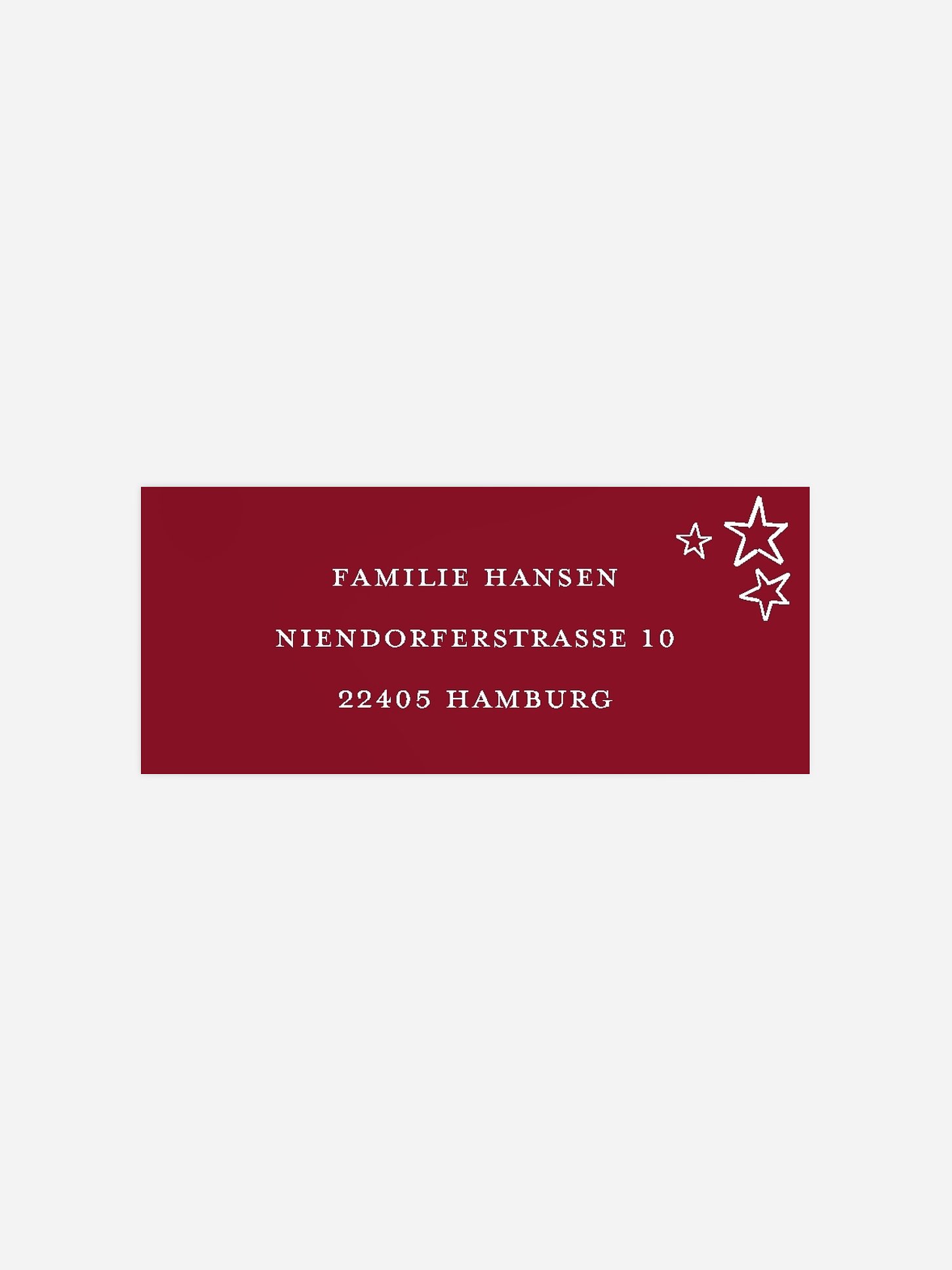 Absenderaufkleber Weihnachten Cool Christmas
