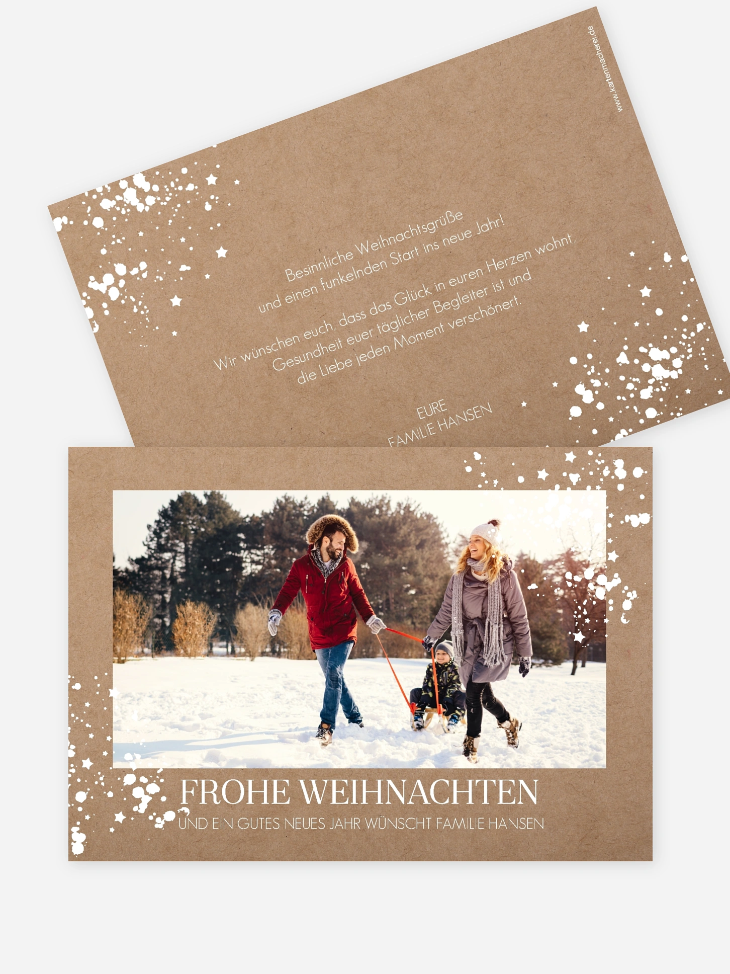 Weihnachtskarte Sparkle Time