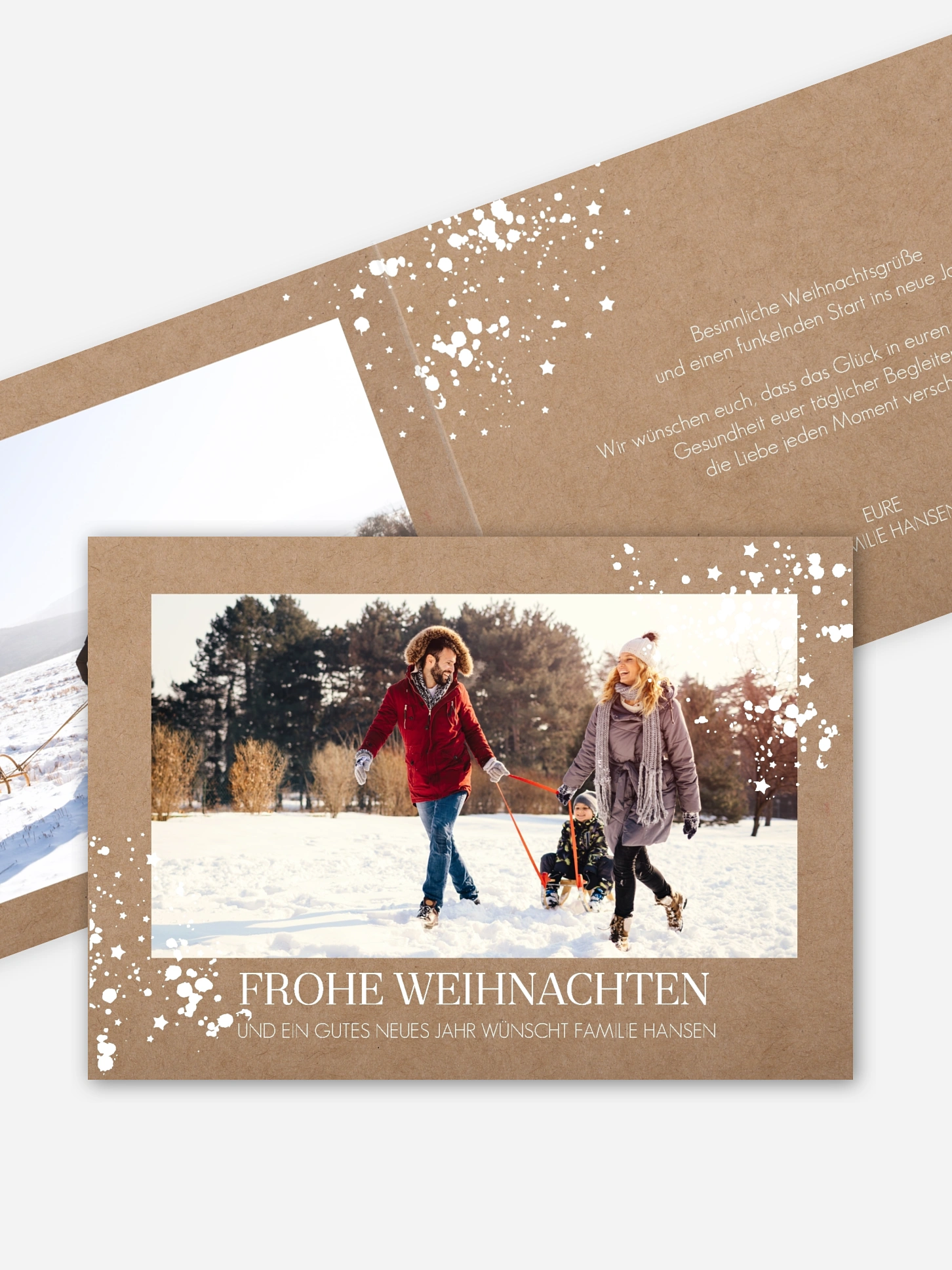 Weihnachtskarte Sparkle Time