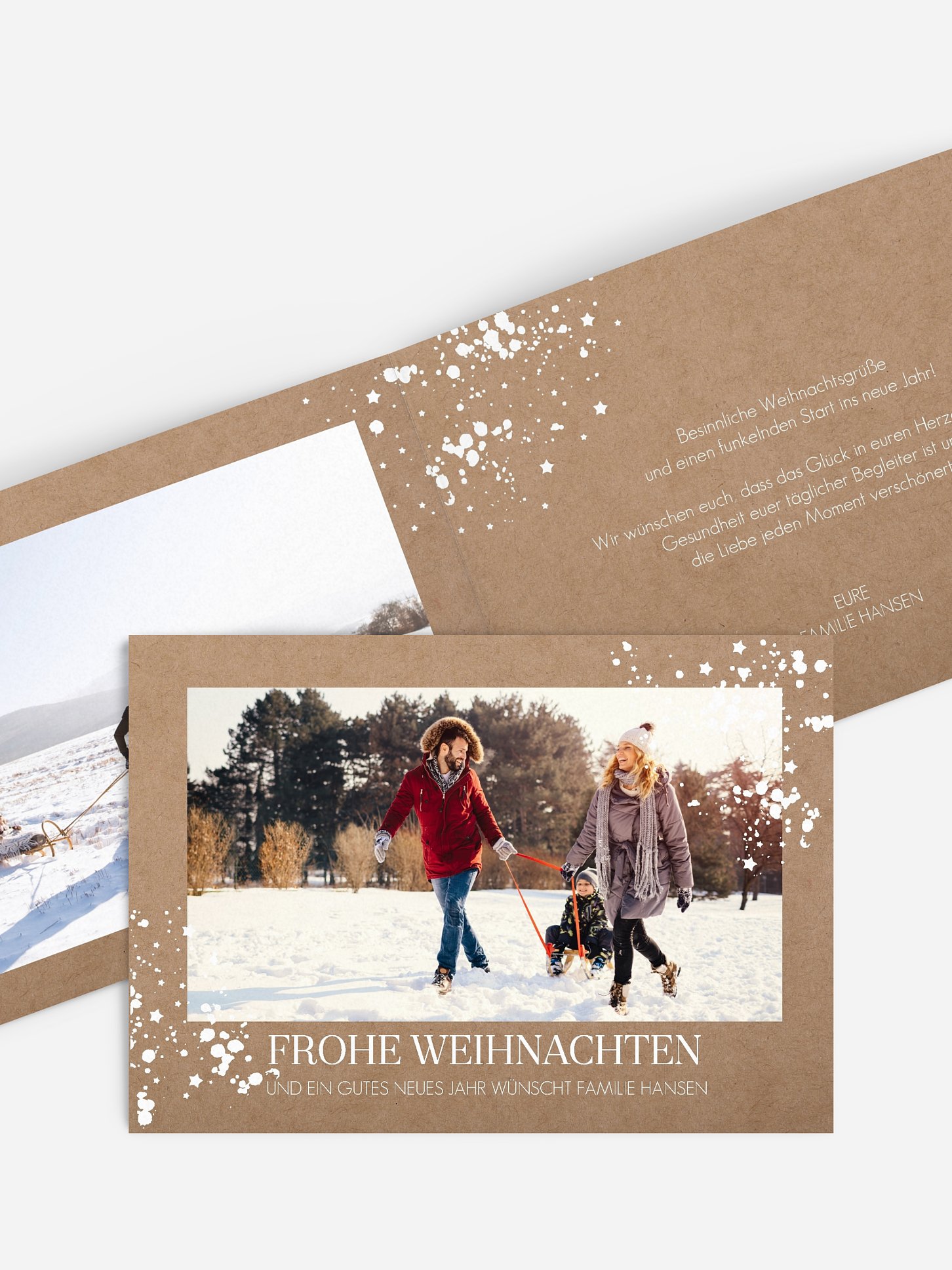 Weihnachtskarte Sparkle Time