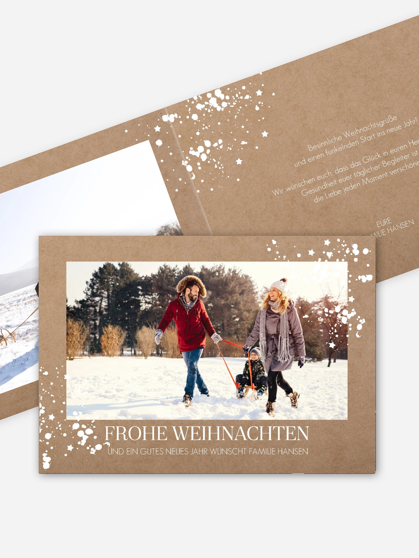 Weihnachtskarte Sparkle Time
