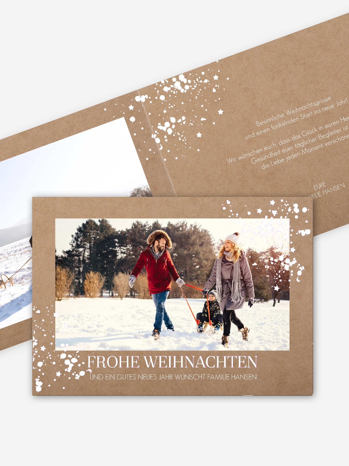 Weihnachtskarte Sparkle Time