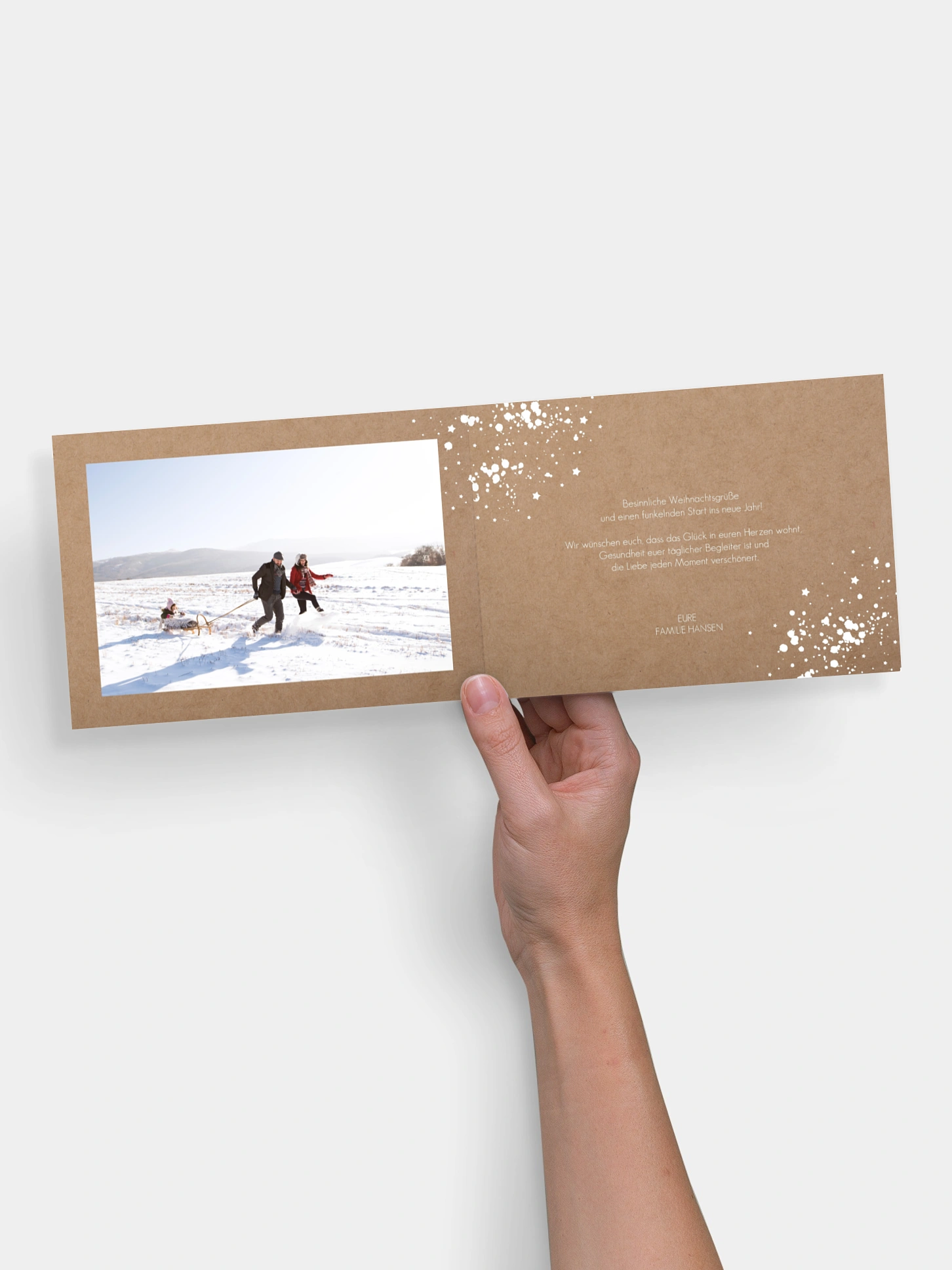 Weihnachtskarte Sparkle Time