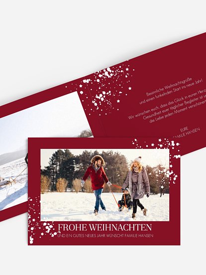 Weihnachtskarte Sparkle Time