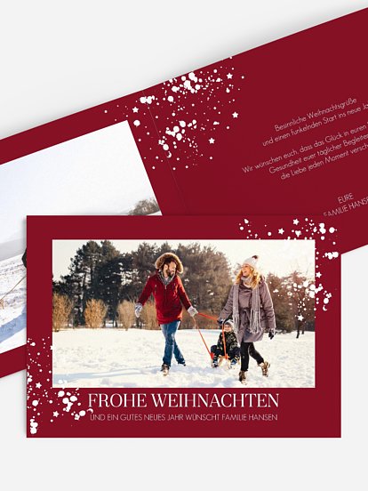 Weihnachtskarte Sparkle Time