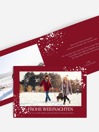 Weihnachtskarte Sparkle Time