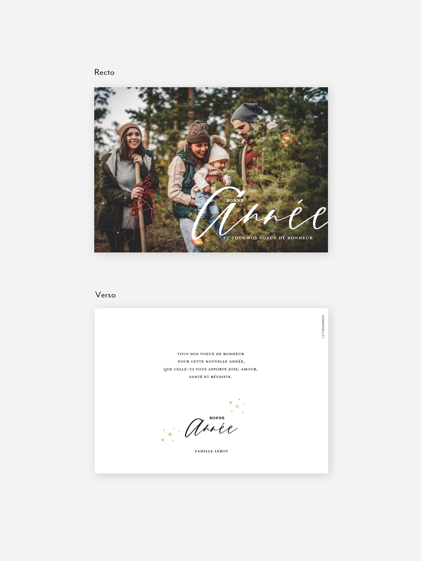 Carte de voeux Family Time
