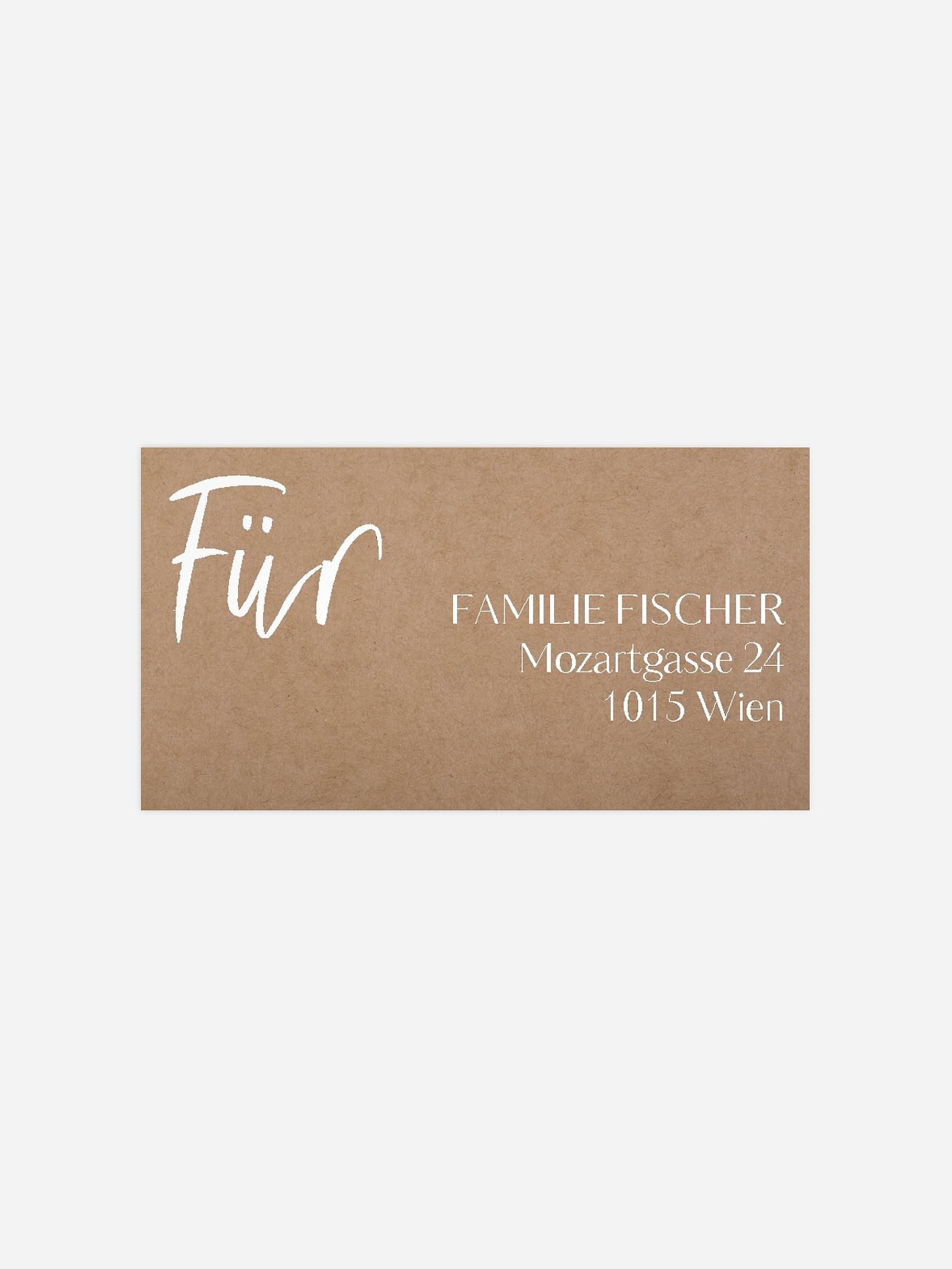 Empfängeraufkleber Weihnachten Zauberhaft