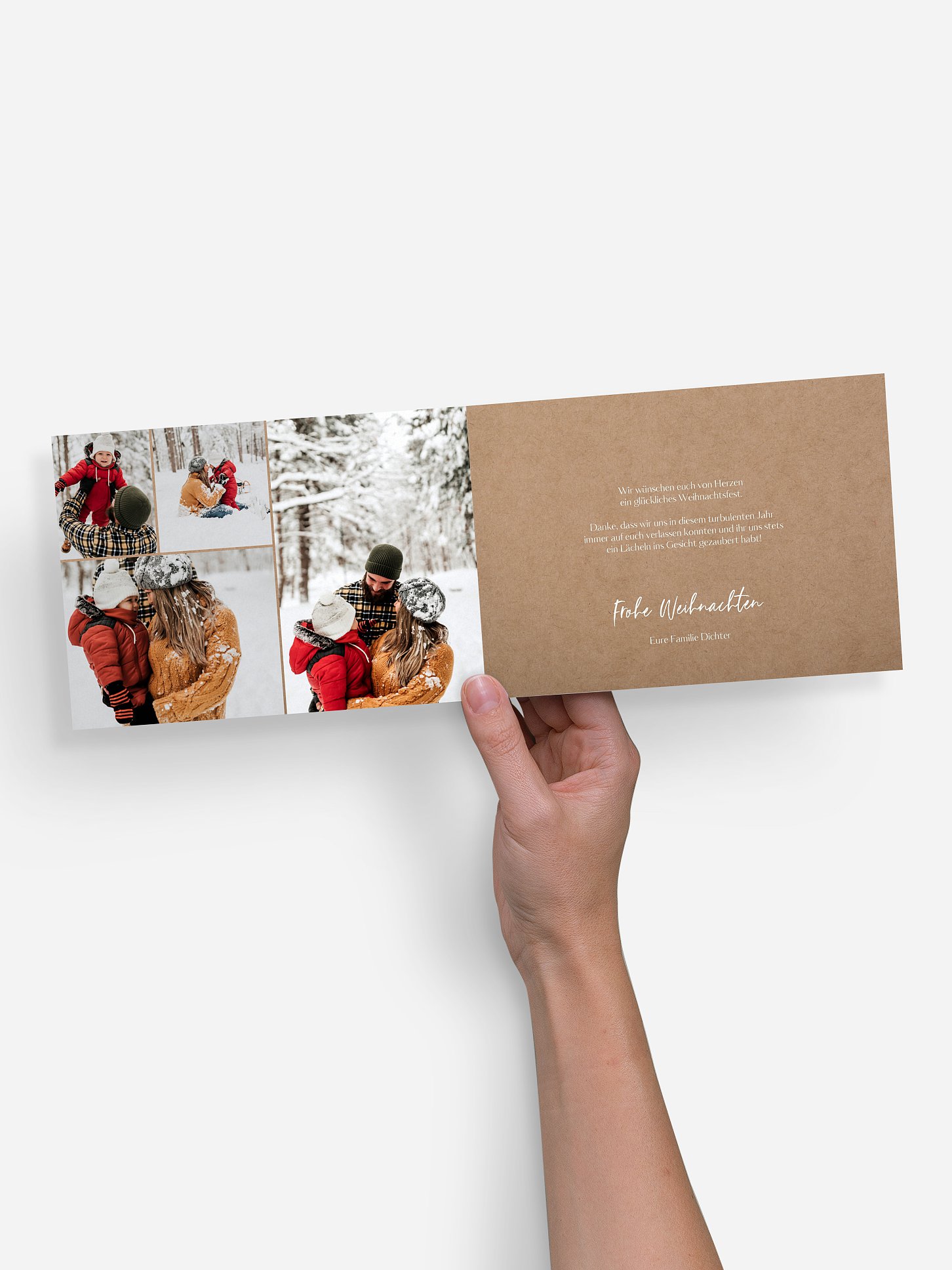 Weihnachtskarte Zauberhaft