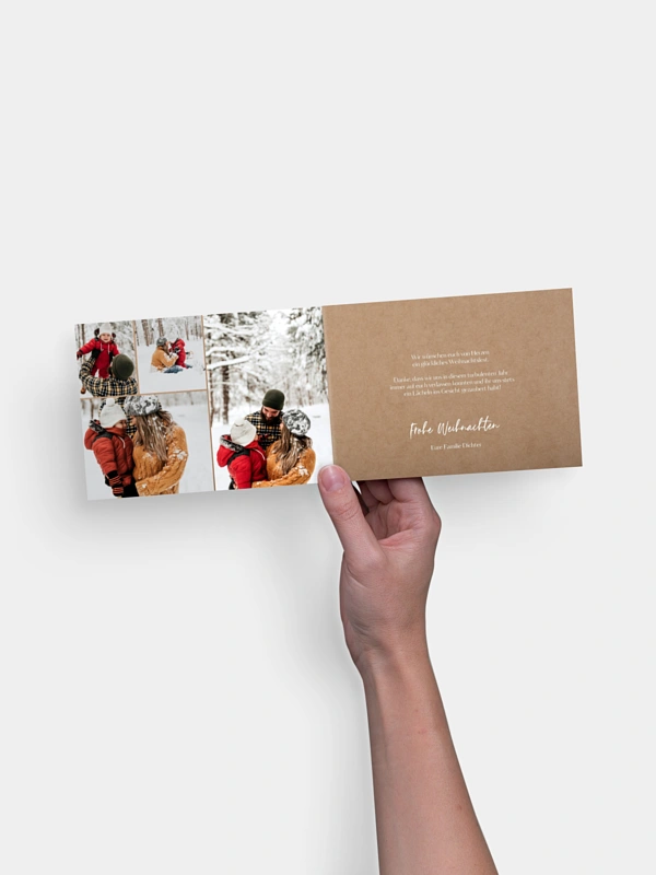 Weihnachtskarte Zauberhaft