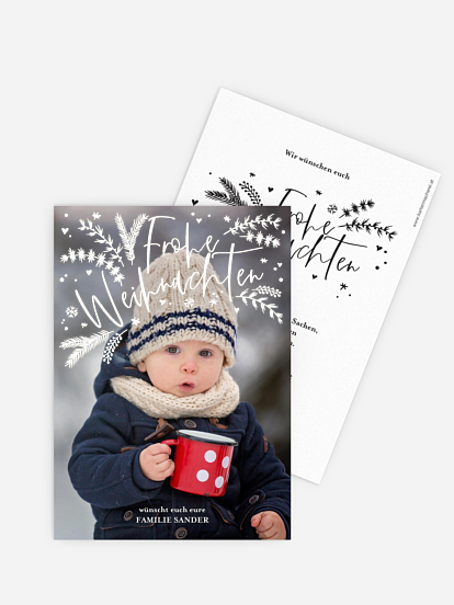 Weihnachtskarte Holiday Spirit