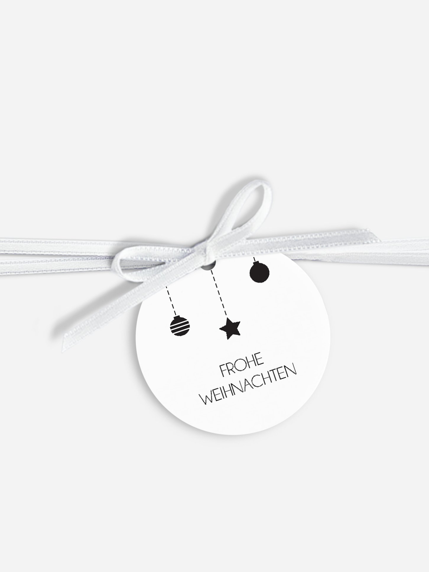 Geschenkeanhänger Happy Christmas