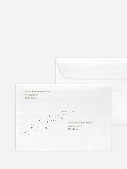 Bedruckte Umschläge Weihnachten Weihnachtspracht