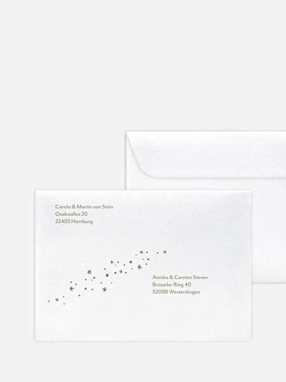 Bedruckte Umschläge Weihnachten Weihnachtspracht