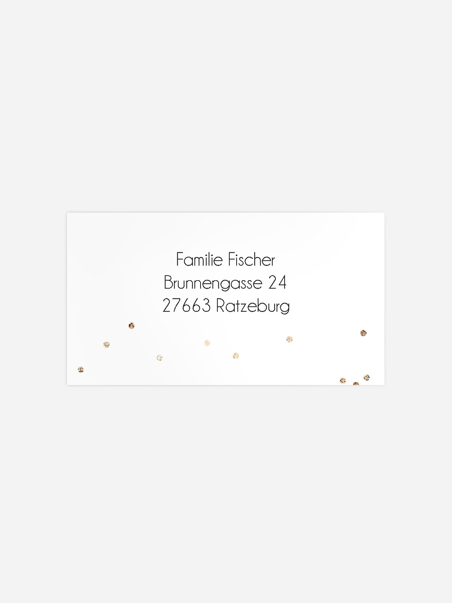 Empfängeraufkleber Weihnachten Christmas Miracle