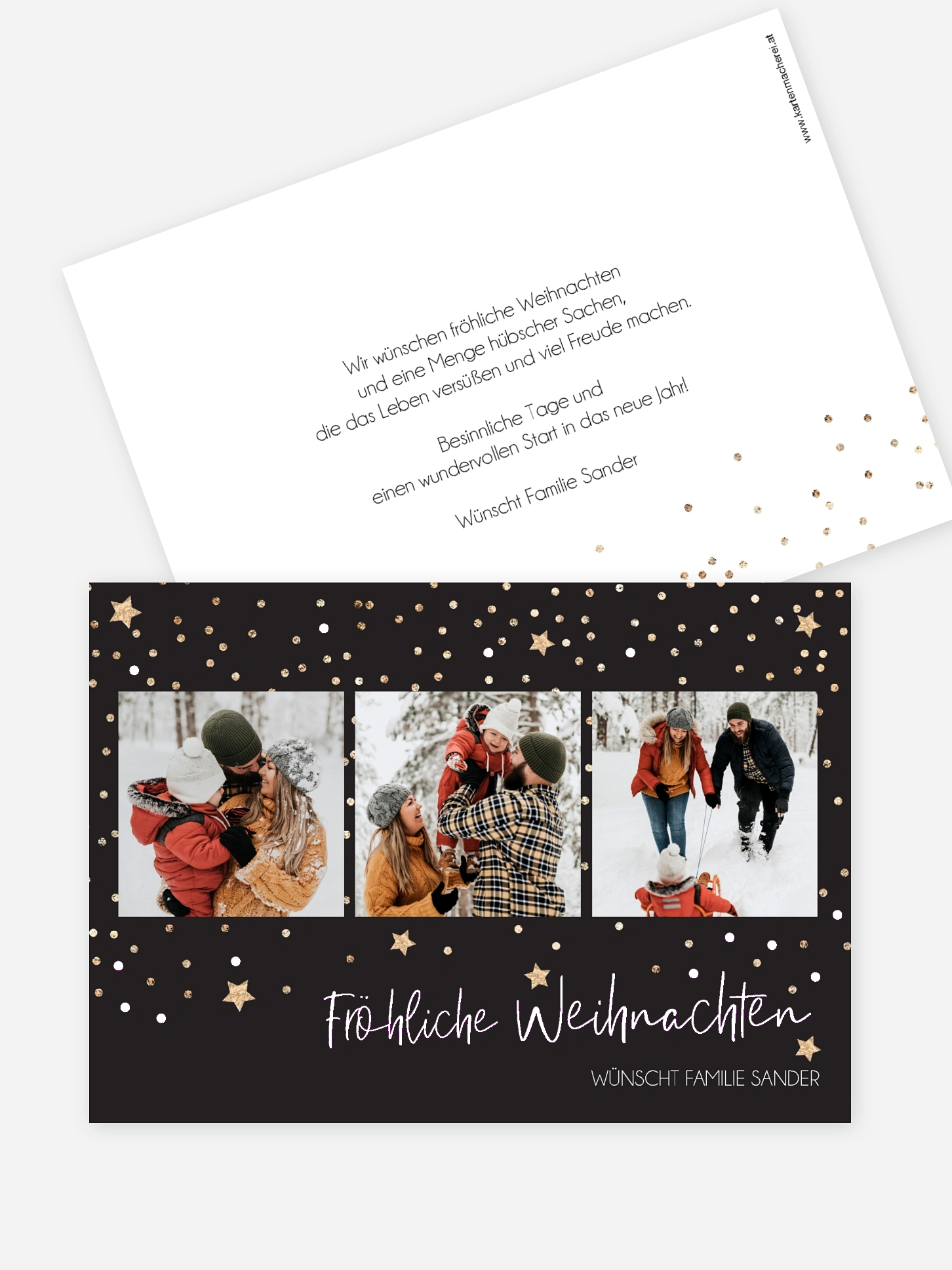 Weihnachtskarte Christmas Miracle