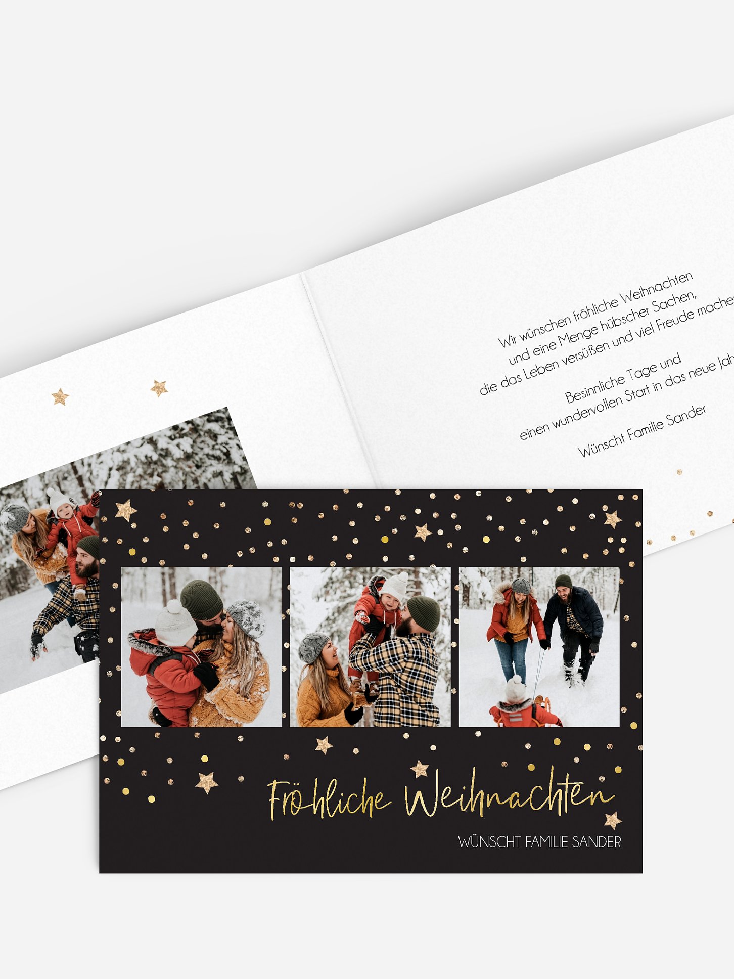 Weihnachtskarte Christmas Miracle