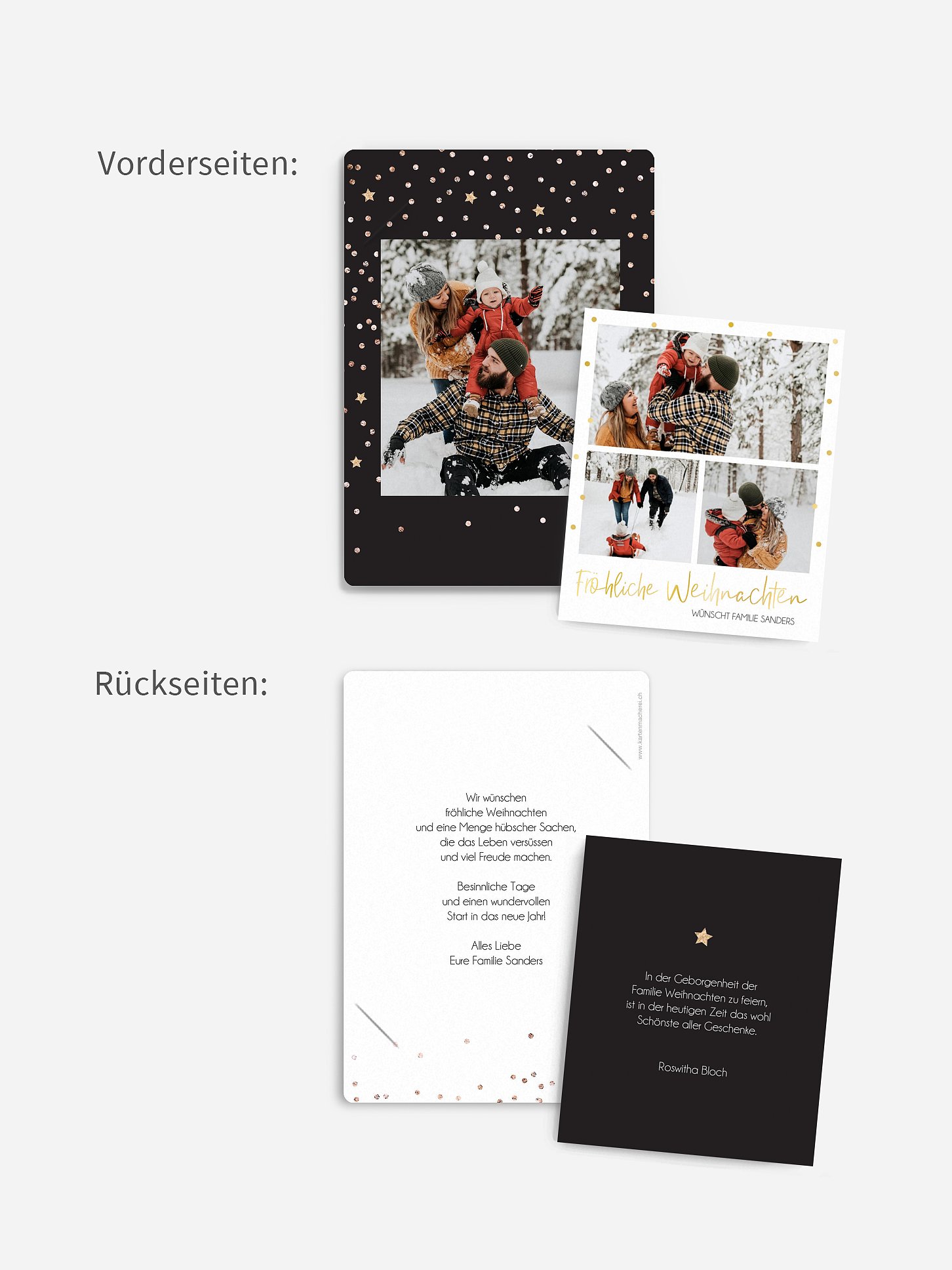 Weihnachtskarte Christmas Miracle