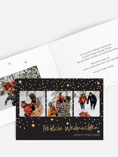 Weihnachtskarte Christmas Miracle