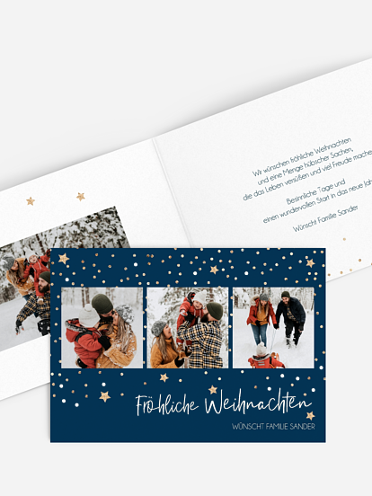 Weihnachtskarte Christmas Miracle