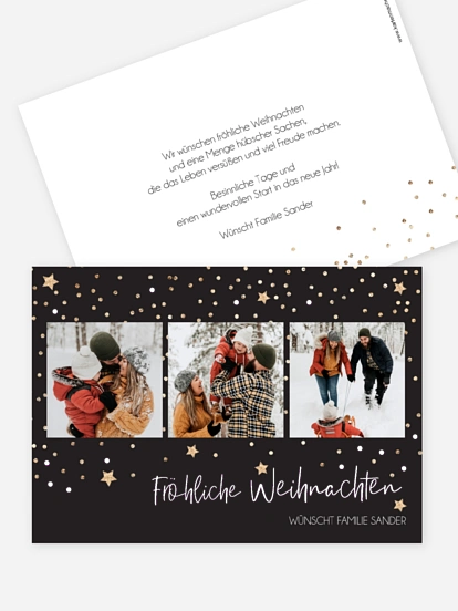 Weihnachtskarte Christmas Miracle