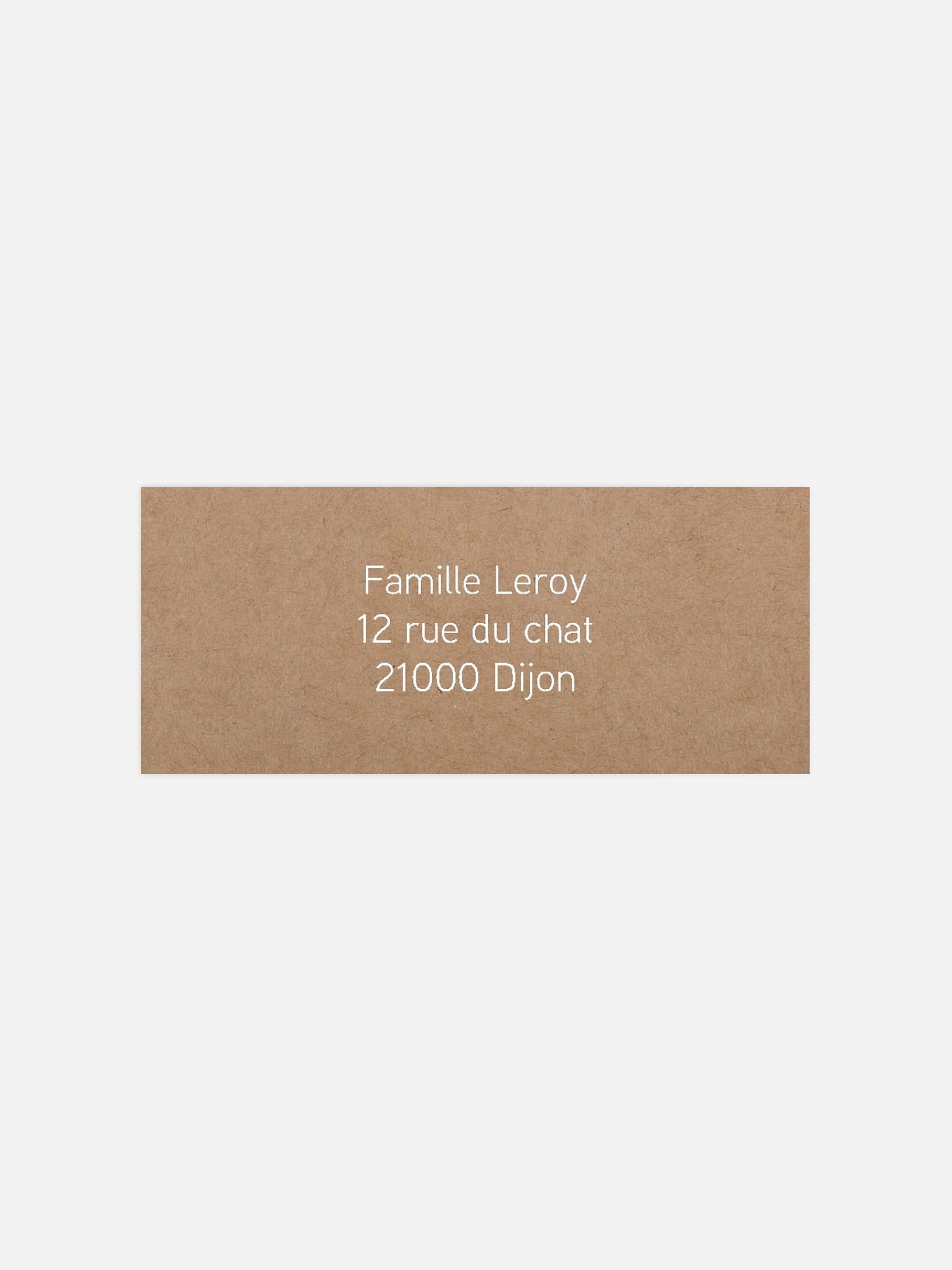 Étiquette expéditeur voeux Lutins de Noël