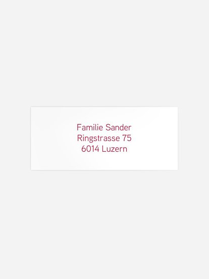 Absenderaufkleber Weihnachten Weihnachtswichtel