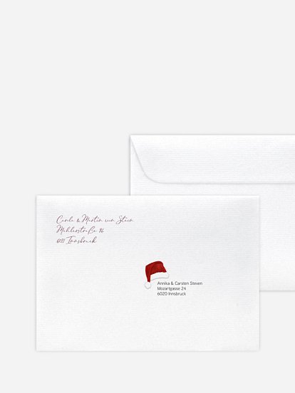 Bedruckte Umschläge Weihnachten Weihnachtswichtel