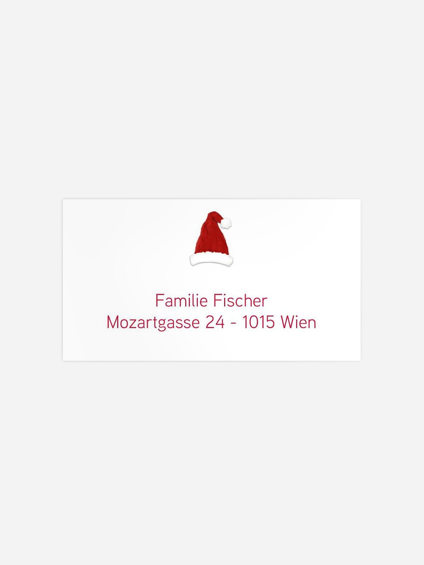 Empfängeraufkleber Weihnachten Weihnachtswichtel