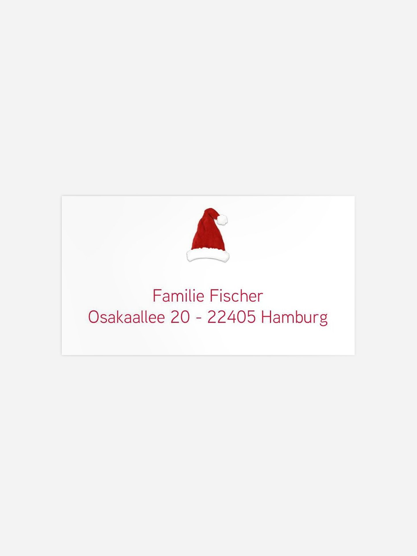 Empfängeraufkleber Weihnachten Weihnachtswichtel