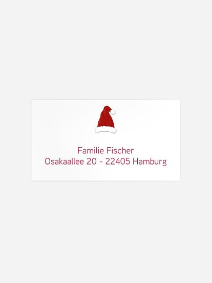Empfängeraufkleber Weihnachten Weihnachtswichtel