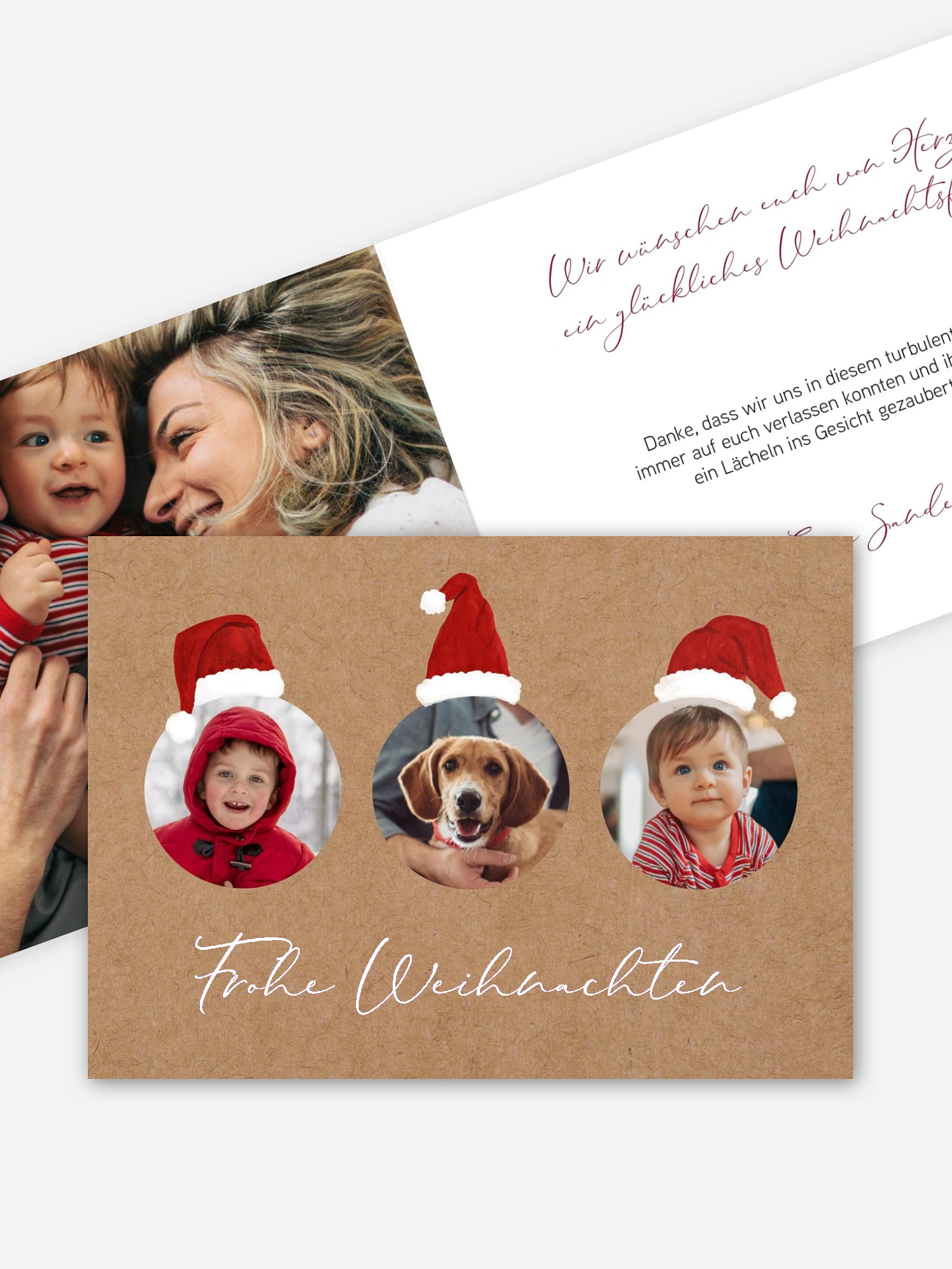 Weihnachtskarte Weihnachtswichtel