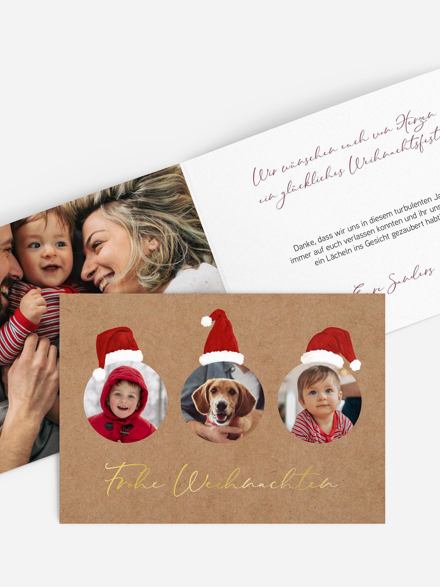 Weihnachtskarte Weihnachtswichtel