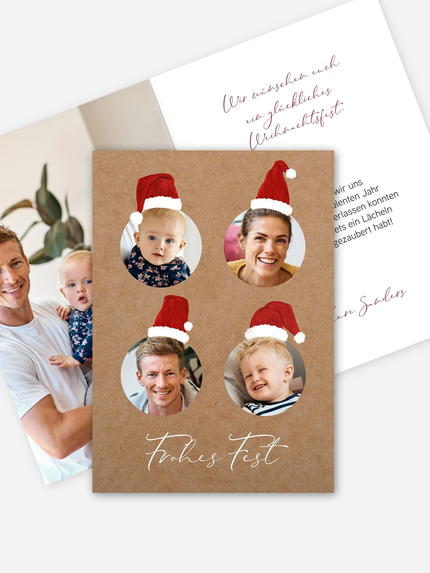 Weihnachtskarte Weihnachtswichtel
