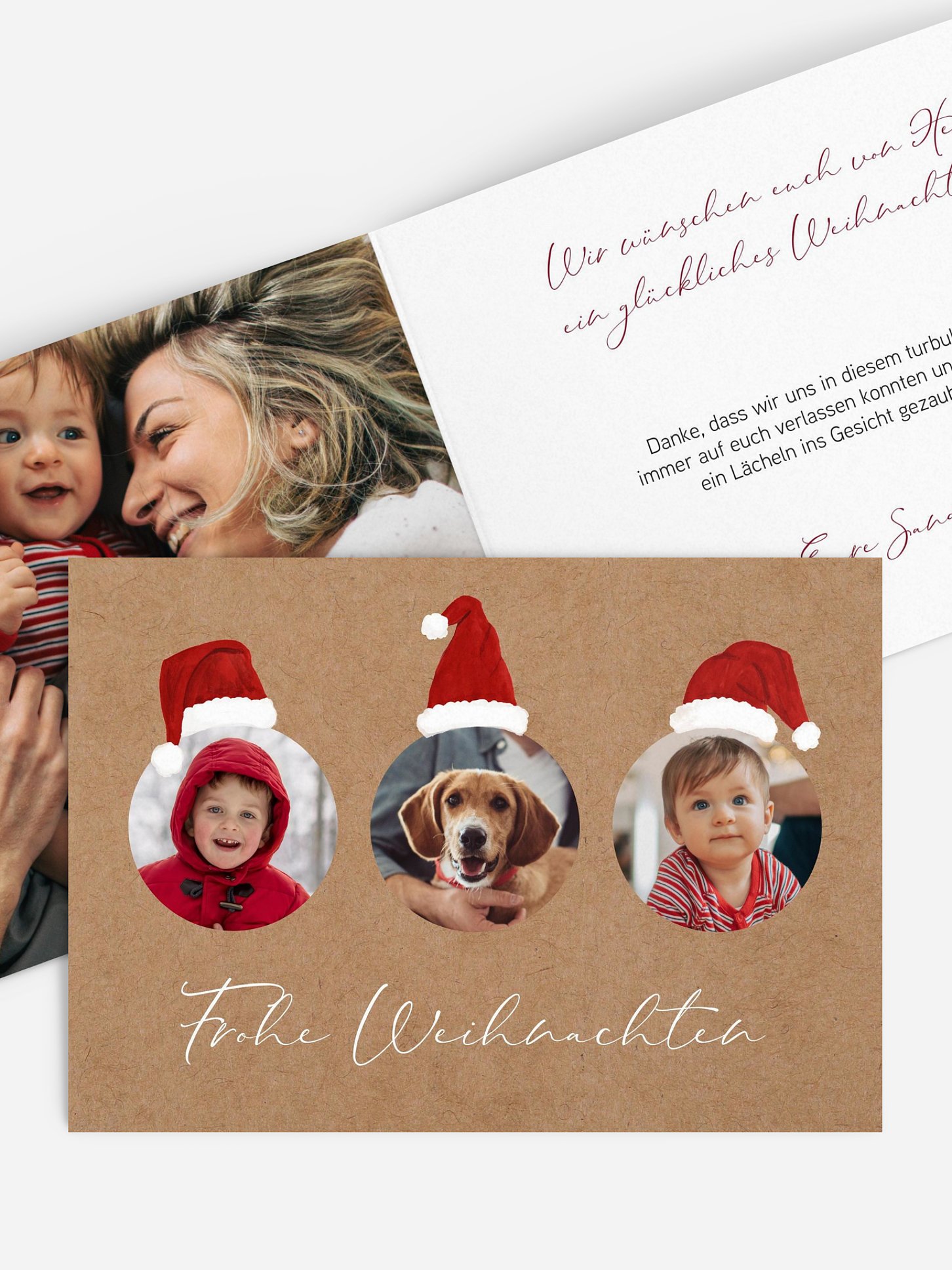 Weihnachtskarte Weihnachtswichtel