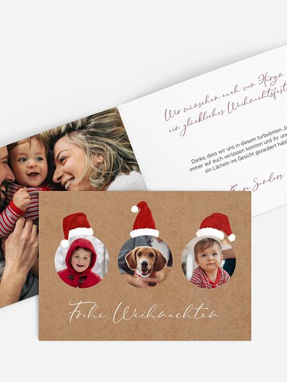 Weihnachtskarte Weihnachtswichtel