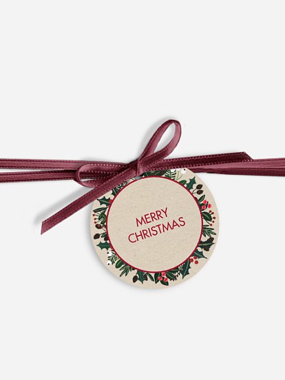 Geschenkeanhänger Delicate Wreath