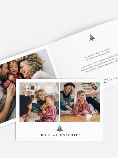Weihnachtskarte Christbaum