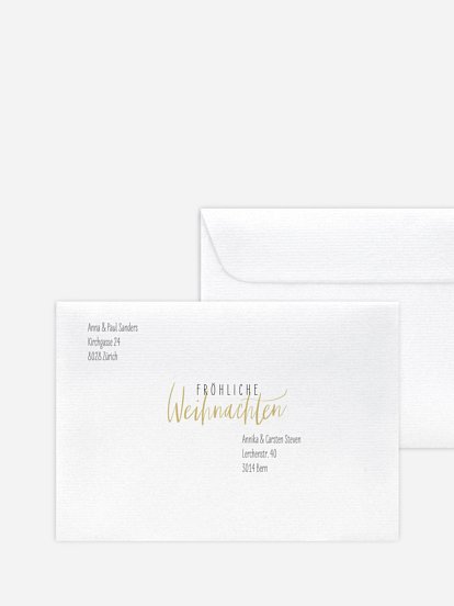 Bedruckte Umschläge Weihnachten Weihnachtsmagie