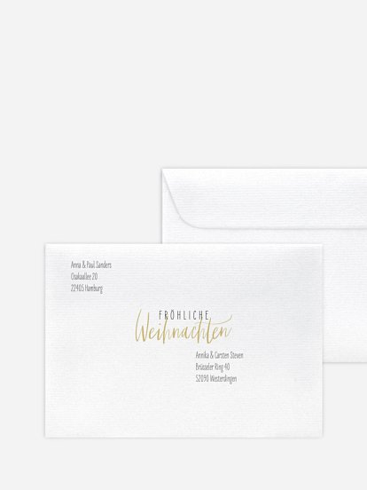 Bedruckte Umschläge Weihnachten Weihnachtsmagie