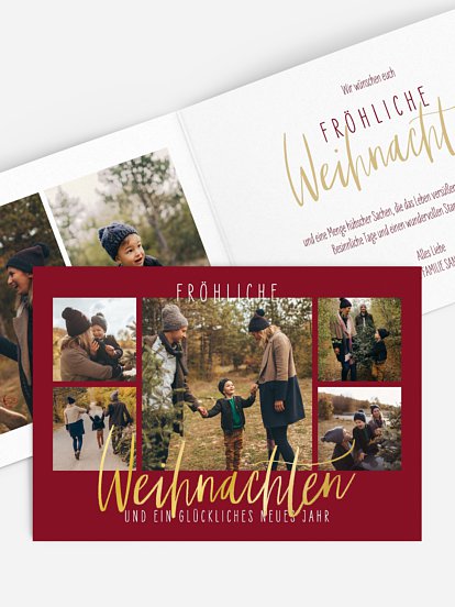 Weihnachtskarte Weihnachtsmagie
