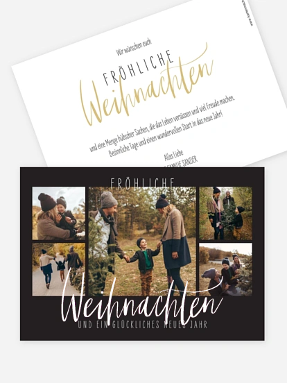 Weihnachtskarte Weihnachtsmagie