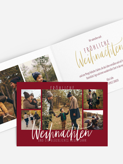 Weihnachtskarte Weihnachtsmagie