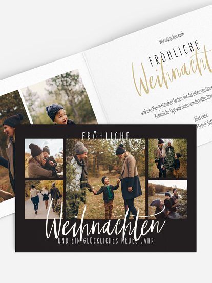 Weihnachtskarte Weihnachtsmagie