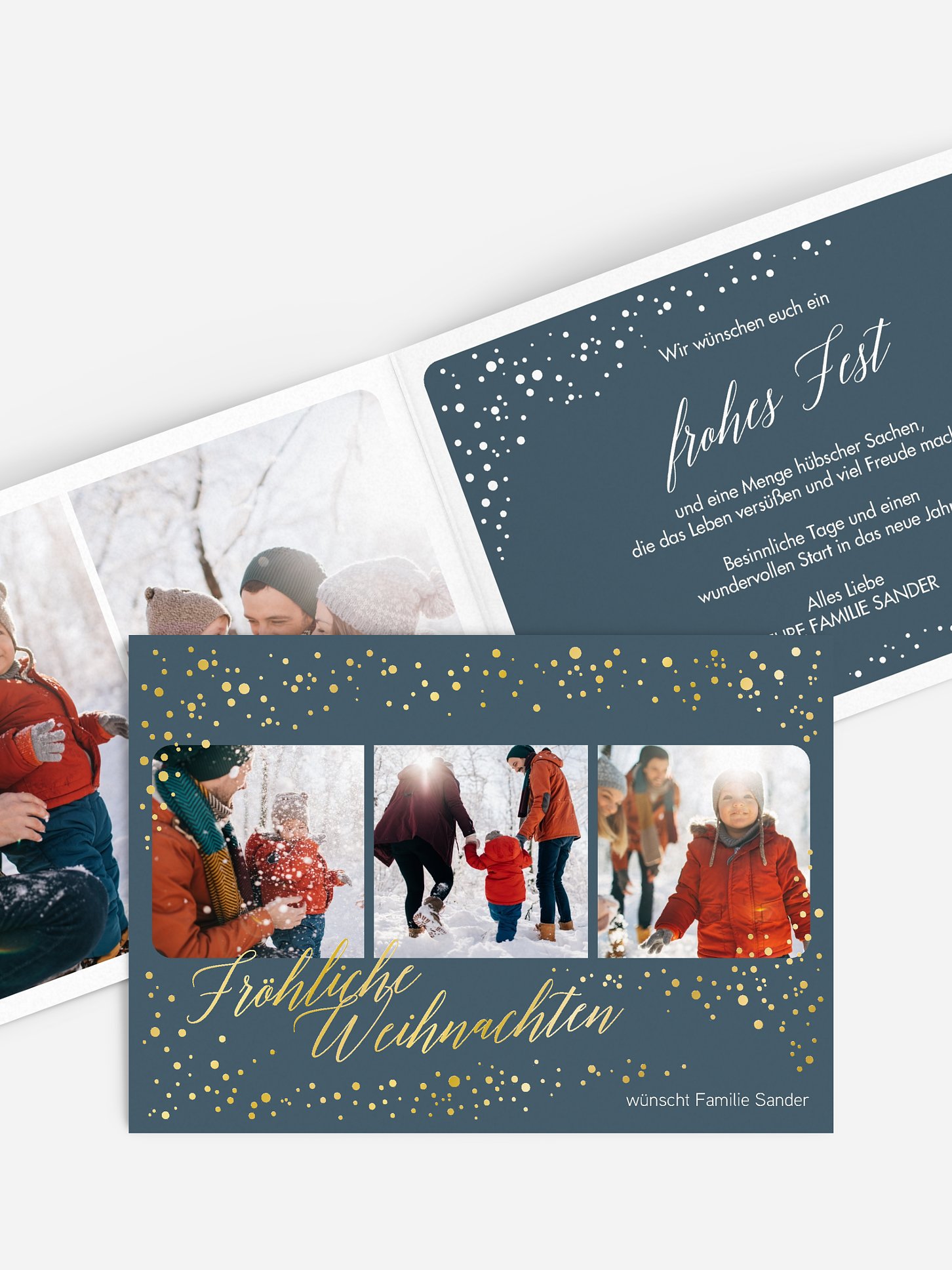 Weihnachtskarte Snowy Season