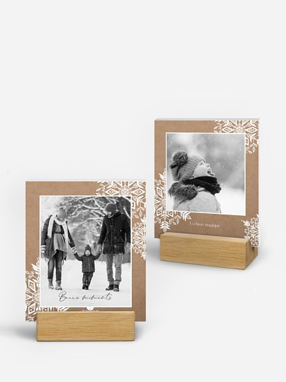 Porte-photos Magie blanche