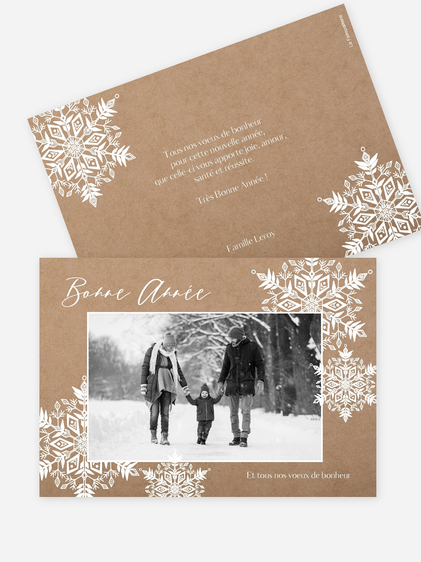 Carte de voeux Magie blanche