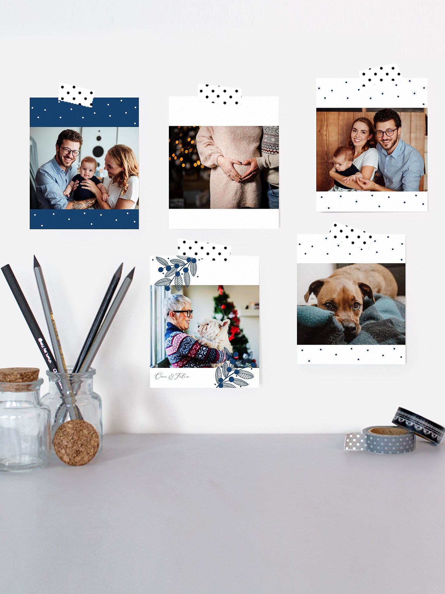 Retro Bilder Lovely Mistletoe