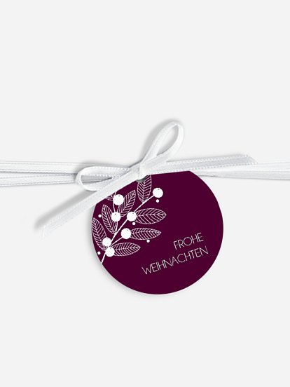 Geschenkeanhänger Lovely Mistletoe