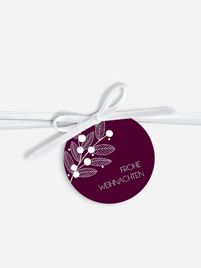 Geschenkeanhänger Lovely Mistletoe